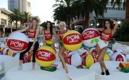 150 National Event Staff Promo Models Launch NEW POM-WONDERFUL Flavors & Set Longest Beach Ball Toss Guinness World Record